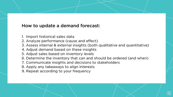 how to update a demand forecast.001